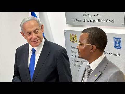شاهد الرئيس التشادي يفتتح سفارة بلاده في تل أبيب