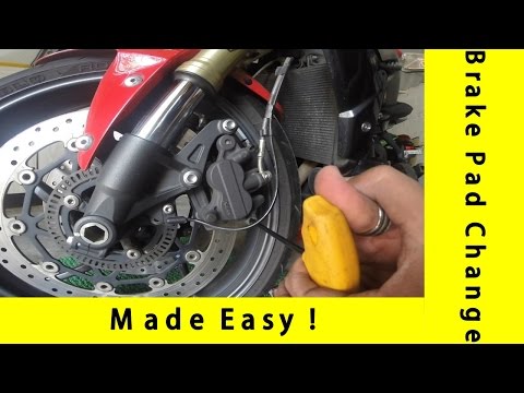 Triumph | Brake Pad Replacement | DIY | ABS