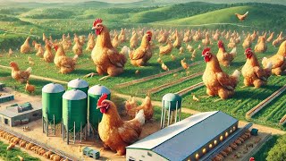 Como os Agricultores Americanos Criam Milhões de Aves no Pasto – Avicultura