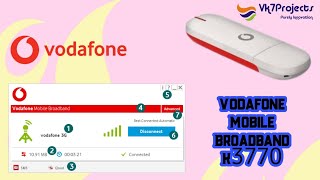 Vodafone Mobile Broadband || Model No: k3770 || HSUPA Usb Stick || with Installation Video || Vk7pro