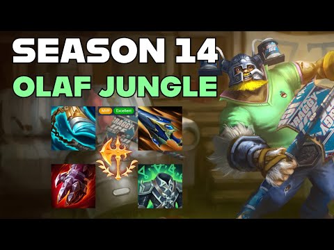 OLAF JUNGLE IS UNSTOPPABLE! HARD CARRY YOUR GAMES IN SEASON 14 | League of Legends - Gameplay Guide