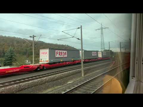 ICE Mitfahrt Würzburg - Fulda SFS Vmax 280 km/h