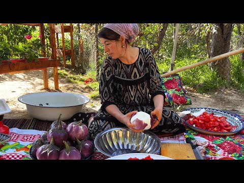How Women Cook in the Village of Uzbekistan! Life Away from the City