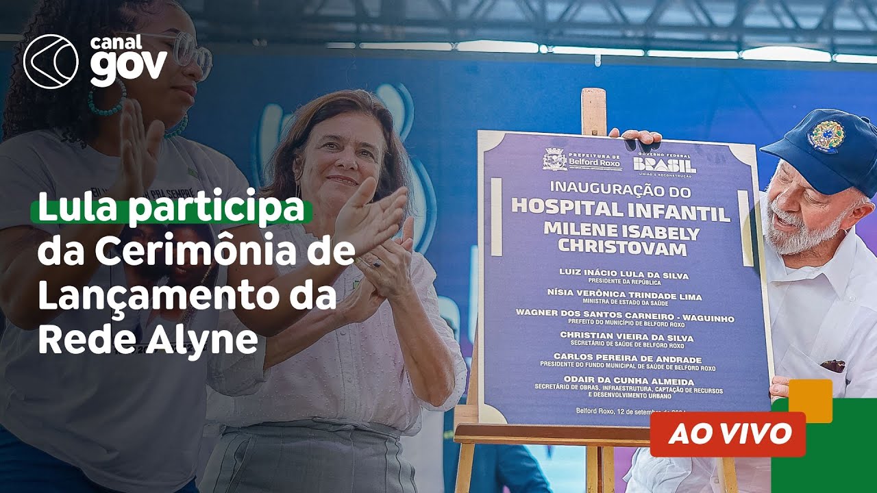 🔴 Lula participa da Cerimônia de Lançamento da Rede Alyne de Cuidado Integral às Gestantes e Bebê
