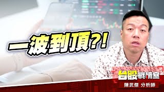 量能不出、一波到頂?!#加權指數#反市場|小武哥投資事務所|陳武傑 量能不出、一波到頂?!#加權指數#反市場|小武哥投資事務所|陳武傑