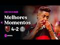 BRUNO HENRIQUE FAZ GOLAÇO E MENGÃO VENCE COM FESTIVAL DE FALHAS NOS GOLS FLAMENGO 4X2 OLÍMPIA