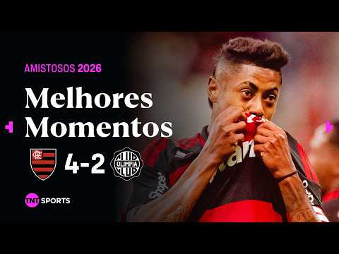 BRUNO HENRIQUE FAZ GOLAÇO E MENGÃO VENCE COM FESTIVAL DE FALHAS NOS GOLS | FLAMENGO 4X2 OLÍMPIA