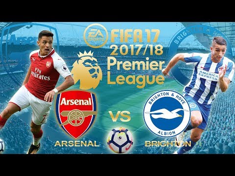 FIFA 17 | Arsenal vs Brighton | Premier League 2017/18 | PS4 Full Gameplay