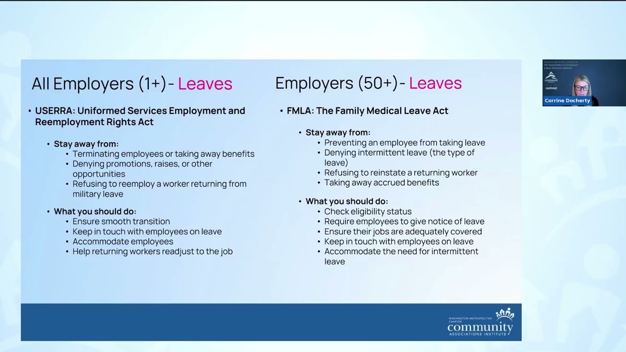 HR: State/Federal Compliance & Best Practices Webniar