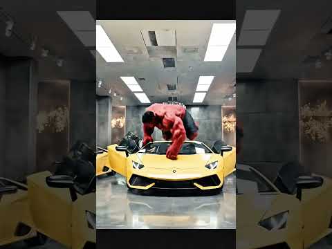 Hulk se llevo la Lamborghini