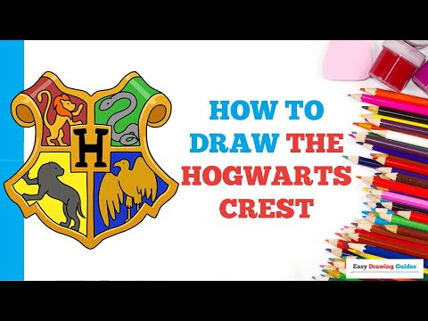 How to Draw the Hogwarts Crest in a Few Easy Steps:...