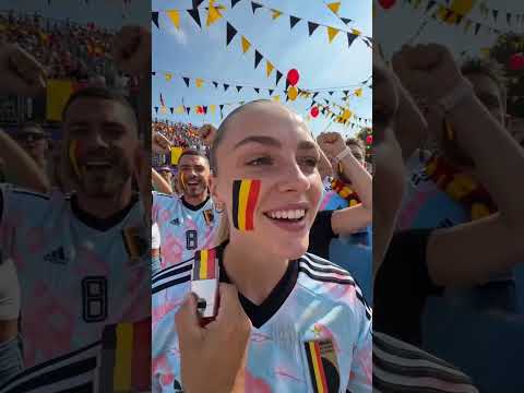 Applying Flag Face Paint to Passionate Football Fans