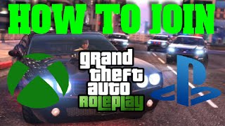 How To Join GTA V Roleplay | Xbox, Ps4 & Ps5