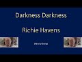 Richie Havens   Darkness Darkness  karaoke