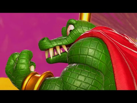 King K. Rool takes out Void Kong with 1 punch