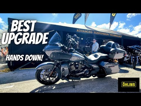 Harley Davidson Touring Rear Suspension Install and Setup, OHLINS