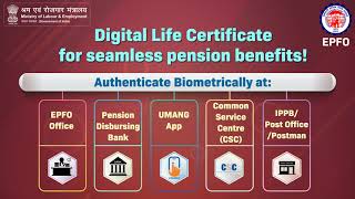 Digital Life Certificate for seamless #pension benefits. #EPFO #EPS95 #JeevanPramaan #EPF #PF #LIFE