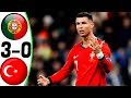 Portugal vs Turkey 3-0 - All Goals and Highlights - 2024 🔥 RONALDO