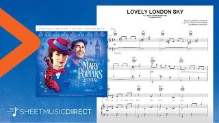 (Underneath the) Lovely London Sky Sheet Music (from Mary Poppins Returns) - Piano, Vocal &amp; Guitar