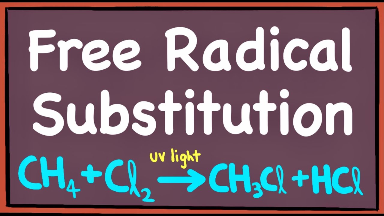 Free Radical Substitution Mechanism for Alkanes [GCE A Level Chemistry]