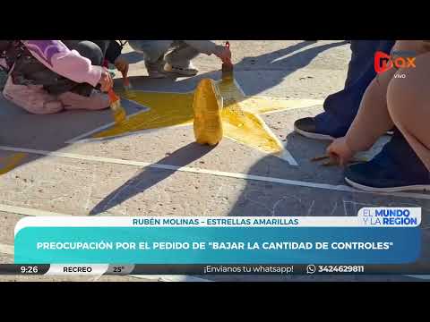 Rubén Molina, desde Estrellas Amarillas, muestra preocupación sobre "Bajar la cantidad de Controles"