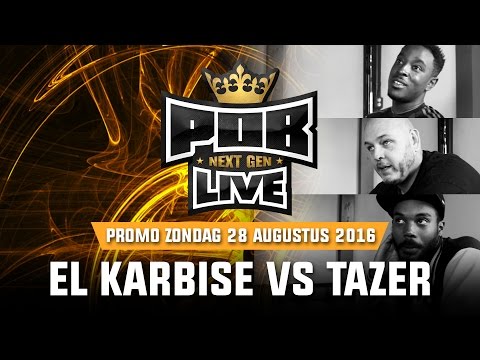 EL Karbise vs Tazer  - Vooruitblik (Promo) Punchoutbattles Live 28 Augustus