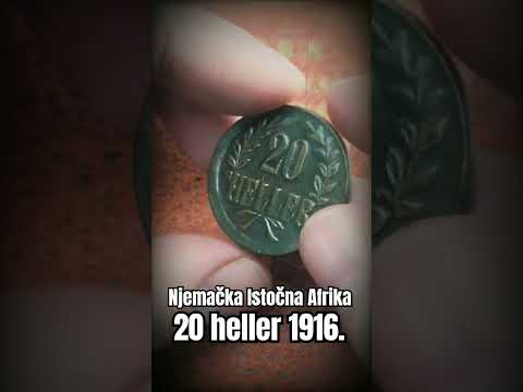 [SH] Njemačka Istočna Afrika 20 heller 1916. Kolonijalno izdanje. #numizmatika #Njemacka #Afrika