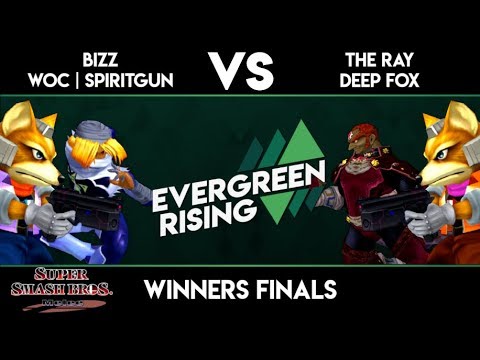 Evergreen Rising #5 - SpiritGun + Bizz vs The Ray + Deep Fox - Melee Losers Semis