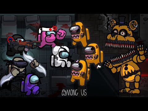 Among Us Zombie Ep 82 mr.White and Nightmare Fredbear - Animation