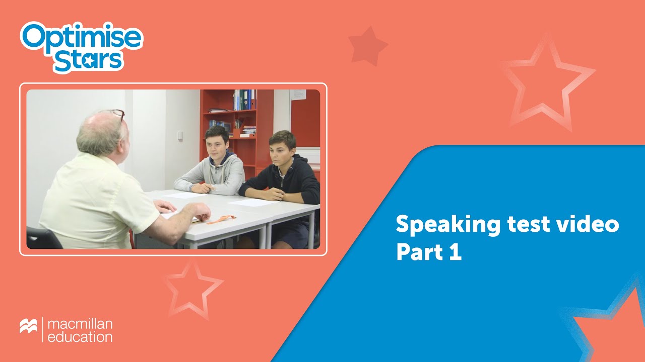 Optimise Stars Speaking test (SB B1)