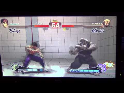 WNF Super Street Fighter 4 AE Veloc1raptor (Gouken) vs Driftwood (Fei Long)