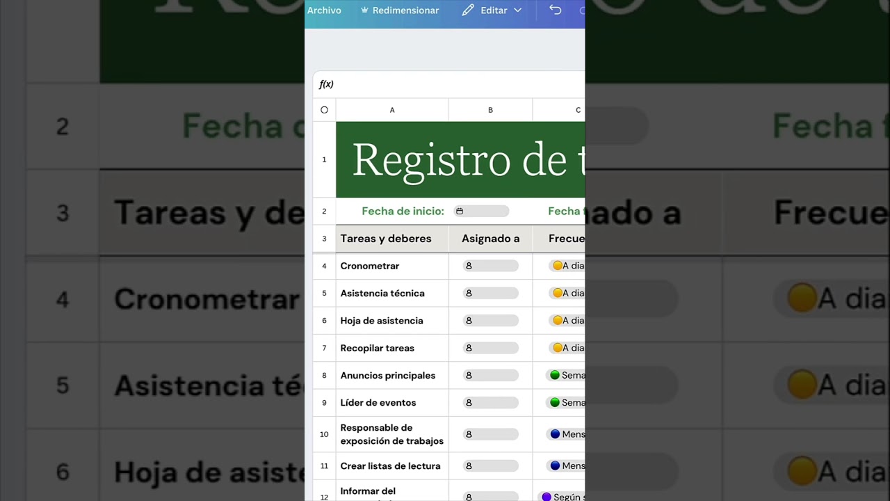 🤩 ¿Has probado ya las hojas de cálculo en Canva?