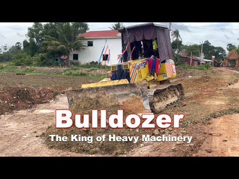 Watch This Bulldozer Crush Through Rock and Soil!