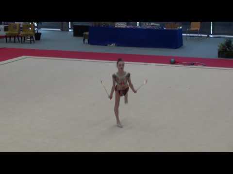 Nina Menshenina RUS clubs junior all around Luxenbourg Trophy 2017