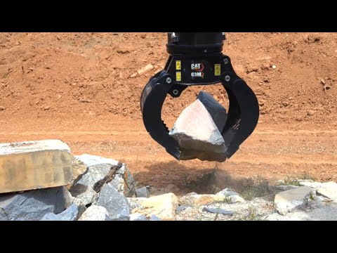 Cat® G308 Demolition and Sorting Grapple Overview