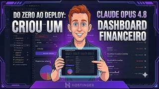 Do Zero ao Deploy: Claude Opus 4.8 criou um Dashboard Financeiro em React