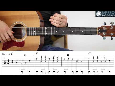 Easy Carter Style and Bluegrass Solos in G - Guitar Lesson