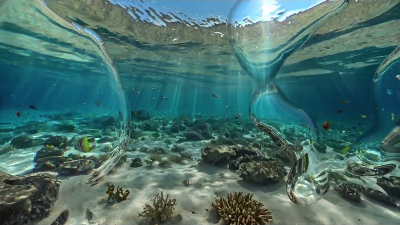 "Underwater Serenity: Soft Bubbles and Currents for Relaxation and Sleep | Oceanic Bliss Sounds"