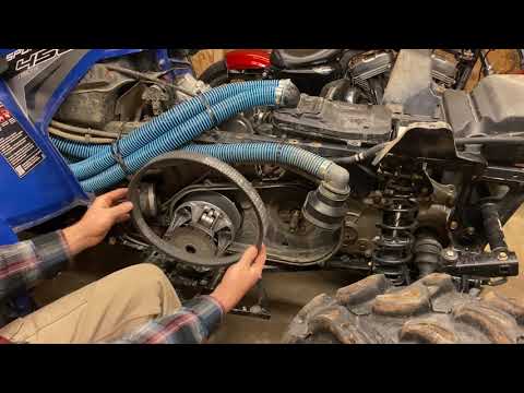 Sportsman 450 build EP 06 clutch kit install!!