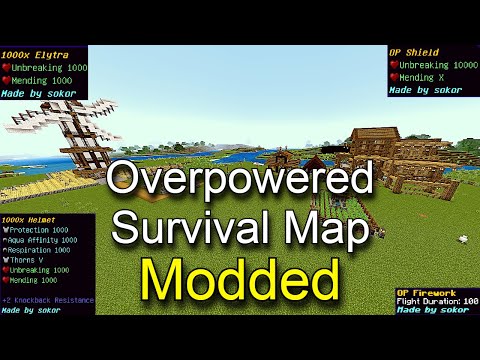 OutboardPrism - Minecraft Bedrock Overpowered Survival Modded Map