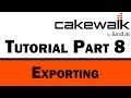 Cakewalk By BandLab Tutorial Part 8 Master Channel And Exporting