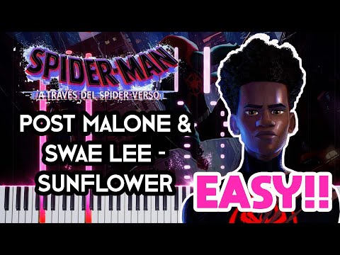 Spiderman and the Multiverse II - Sunflower | EASY ARRANGEMENT + Sheet Music