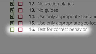 3D Warehouse Checklist Review Conclusion