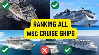 All MSC Cruise Ships Ranked WORST to BEST  (2025 Edition!)