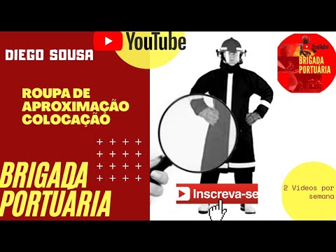 Vestimenta de combate a incêndio - Treinamento da Brigada