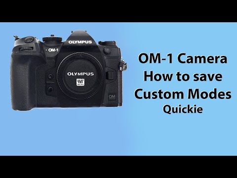 OM-1 Camera. A quick guide to Custom Modes. A feature I could not use this camera without.