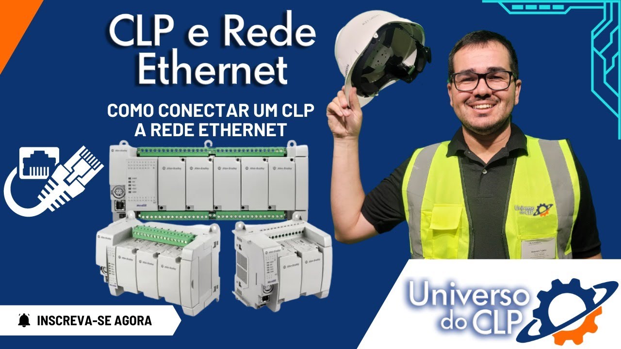 Como CONECTAR um CLP a rede ETHERNET? Como funciona o protocolo TCP/IP na pratica?