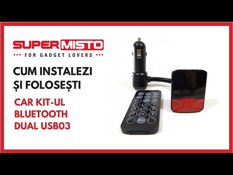 Car Kit Bluetooth Dual USB03: cum îl folosești?