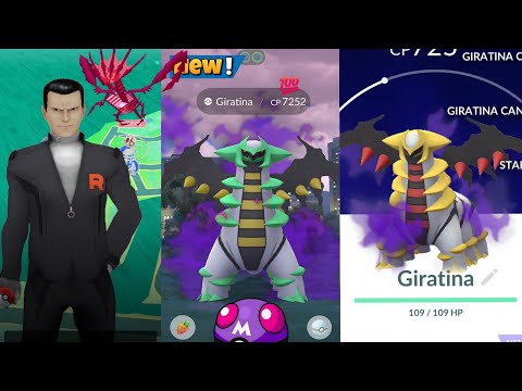 How to Beat Giovanni & Catch🔥Shadow Giratina in Pokémon GO 