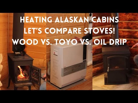 Three Ways to Heat an Alaskan Cabin